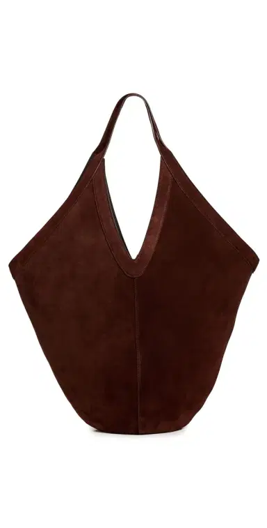 Mansur Gavriel Soft Medium Hobo Bag Chocolate One Size | Thumbnail 1
