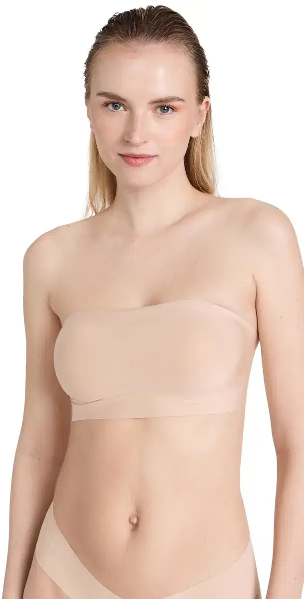 Commando Butter oft upport trapless Bralette Beige