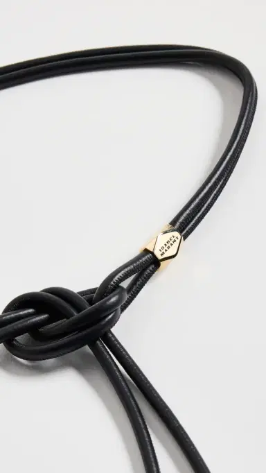 Isabel Marant Silvia Belt Black/Gold One Size | Thumbnail 4