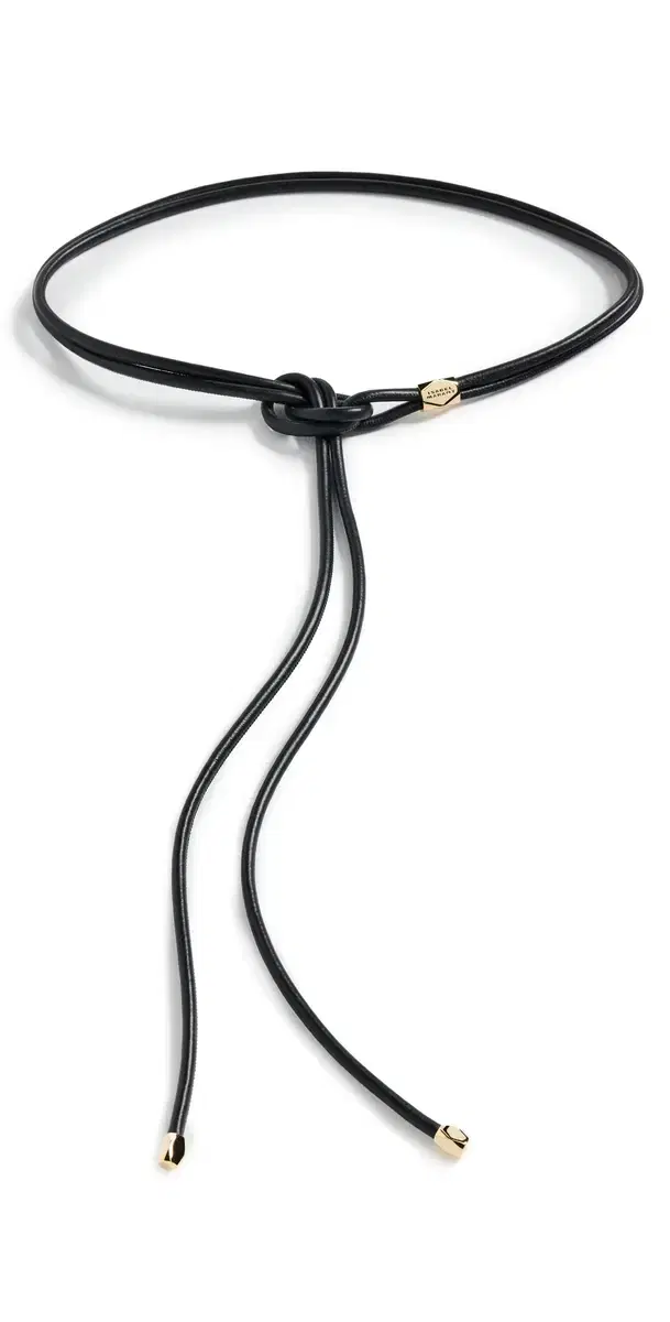 Isabel Marant Silvia Belt Black/Gold One Size