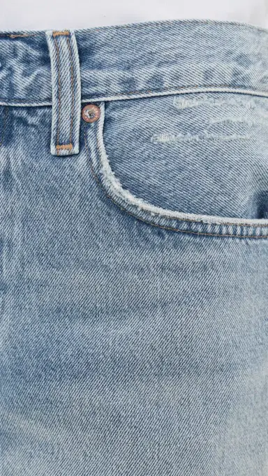 AGOLDE NYE Low Slung Vintage Shorts Post 27 | Thumbnail 6