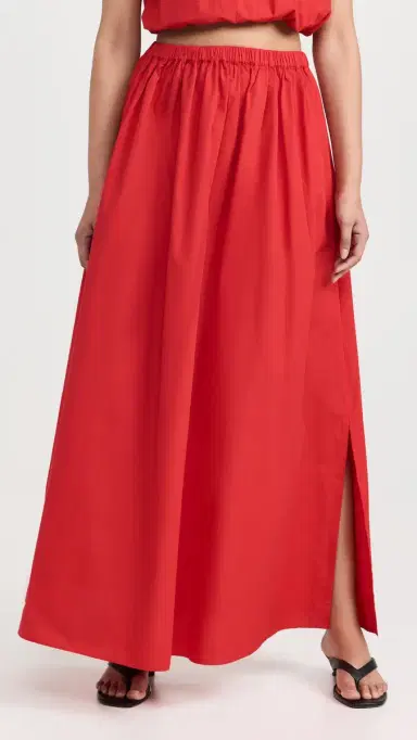 Playa Lucila Maxi Skirt Red | Thumbnail 2