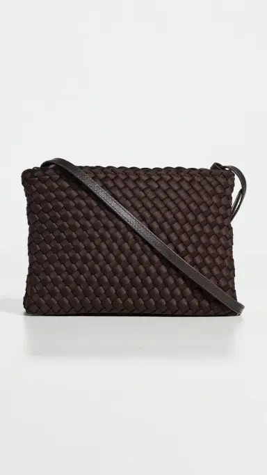 NAGHEDI Soho Medium Envelope Satchel Chocolate One Size | Thumbnail 2