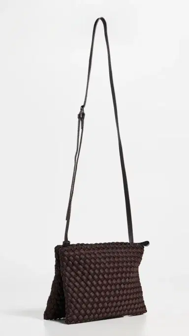 NAGHEDI Soho Medium Envelope Satchel Chocolate One Size | Thumbnail 4