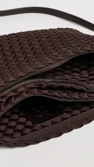 NAGHEDI Soho Medium Envelope Satchel Chocolate One Size | Thumbnail 6