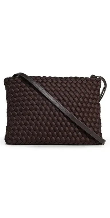 NAGHEDI Soho Medium Envelope Satchel Chocolate One Size | Thumbnail 1