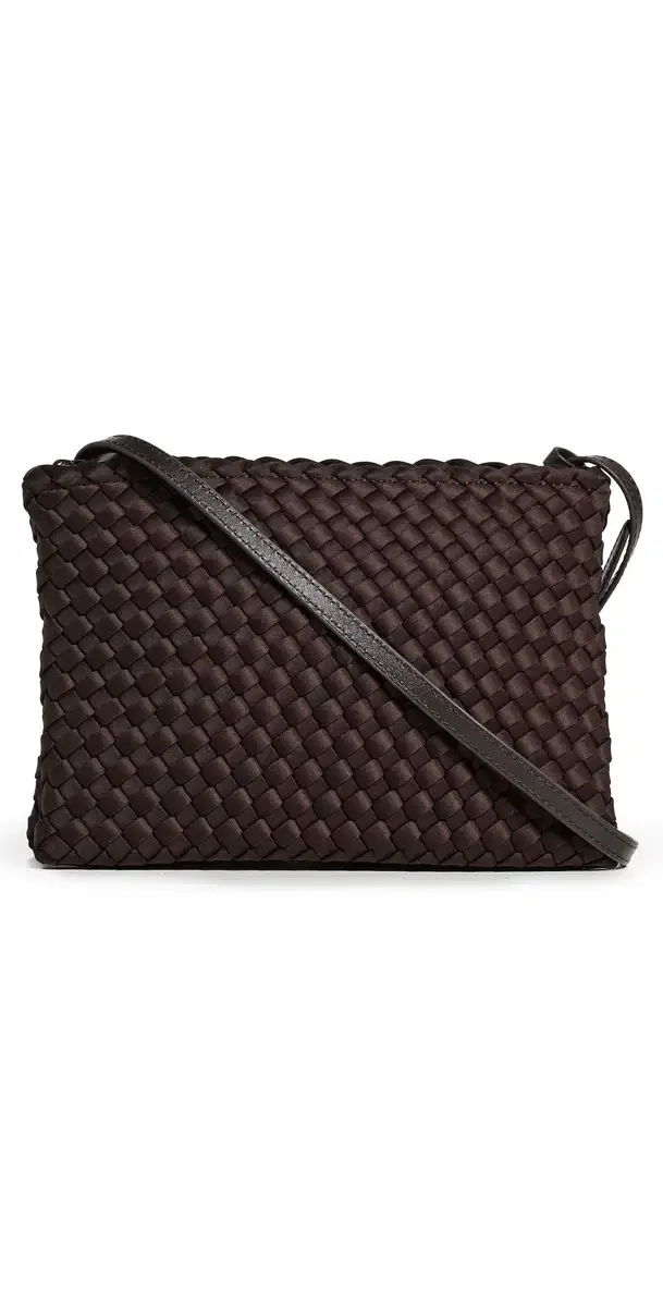NAGHEDI Soho Medium Envelope Satchel Chocolate One Size