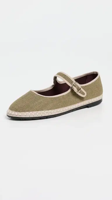 Flabelus Ishmael Linen Mary Jane Flats Ishmael 40 | Thumbnail 2