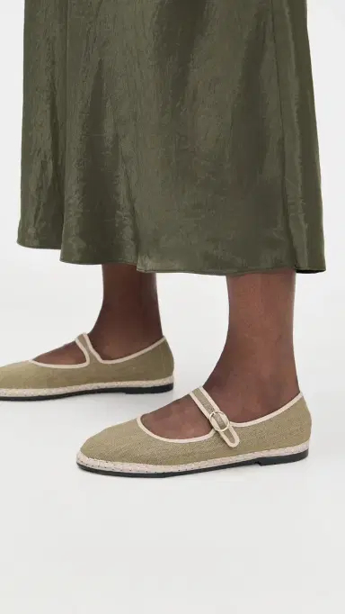 Flabelus Ishmael Linen Mary Jane Flats Ishmael 40 | Thumbnail 3