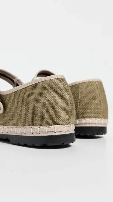 Flabelus Ishmael Linen Mary Jane Flats Ishmael 40 | Thumbnail 4