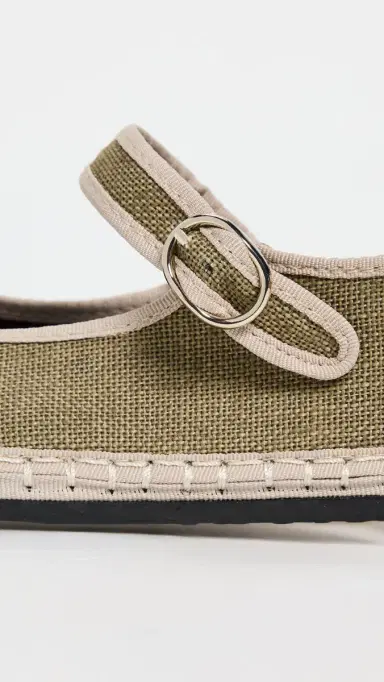 Flabelus Ishmael Linen Mary Jane Flats Ishmael 40 | Thumbnail 6
