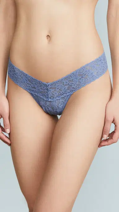 Hanky Panky Something Blue Low Rise Thongs 3 Pack Something Blue One Size | Thumbnail 3
