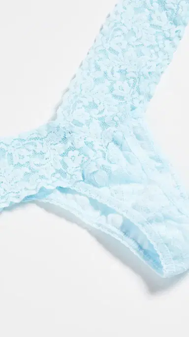Hanky Panky Something Blue Low Rise Thongs 3 Pack Something Blue One Size | Thumbnail 4