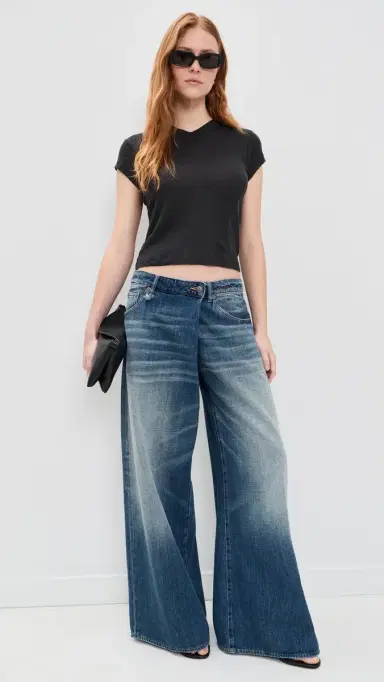 IRO Sybel Linen V Neck Tee Black L | Thumbnail 5 IRO Sybel Linen V Neck Tee Black L | Thumbnail 5