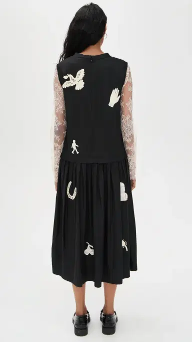 Sea Ellison Solid Tank Midi Dress Black | Thumbnail 3 Sea Ellison Solid Tank Midi Dress Black | Thumbnail 3
