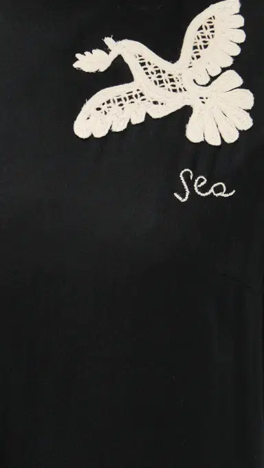 Sea Ellison Solid Tank Midi Dress Black | Thumbnail 6 Sea Ellison Solid Tank Midi Dress Black | Thumbnail 6