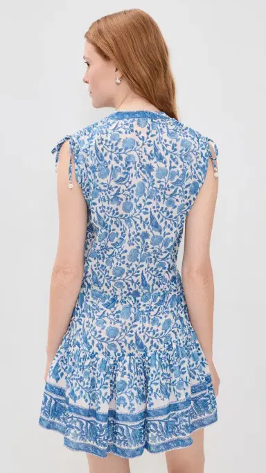 Bell Paula Mini Dress Blue White M | Thumbnail 3