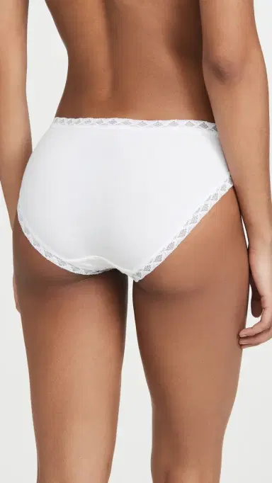 Natori Bliss Girl Briefs 3 Pack Black/Cafe/White L | Thumbnail 4