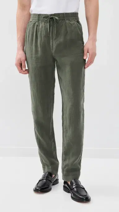 Polo Ralph Lauren Original Label Prepster Linen Pants New Olive | Thumbnail 2 Polo Ralph Lauren Original Label Prepster Linen Pants New Olive | Thumbnail 2