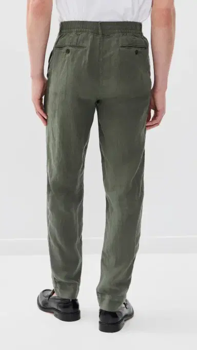 Polo Ralph Lauren Original Label Prepster Linen Pants New Olive | Thumbnail 3 Polo Ralph Lauren Original Label Prepster Linen Pants New Olive | Thumbnail 3