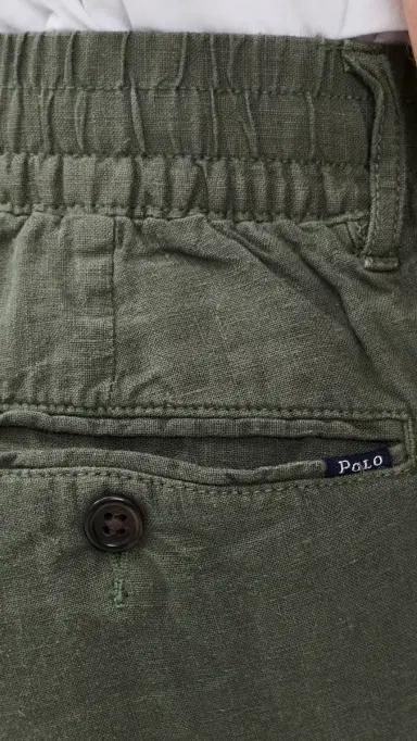 Polo Ralph Lauren Original Label Prepster Linen Pants New Olive | Thumbnail 6 Polo Ralph Lauren Original Label Prepster Linen Pants New Olive | Thumbnail 6