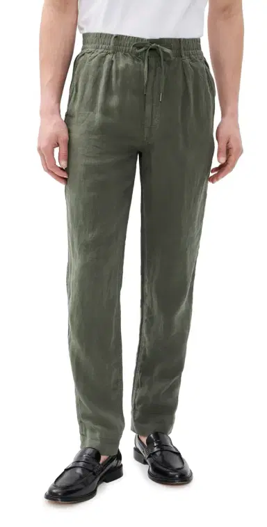 Polo Ralph Lauren Original Label Prepster Linen Pants New Olive | Thumbnail 1 Polo Ralph Lauren Original Label Prepster Linen Pants New Olive | Thumbnail 1
