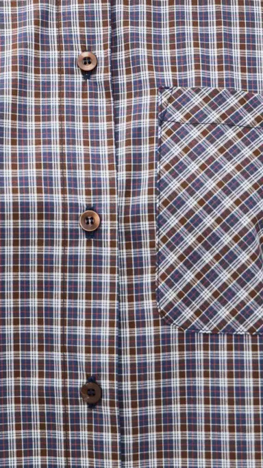 LE BOP Winnie Buttondown Chocolate Check M | Thumbnail 6 LE BOP Winnie Buttondown Chocolate Check M | Thumbnail 6