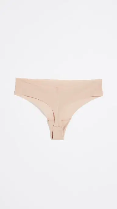Calvin Klein Underwear Invisibles Thongs 3 Pack Light Caramel | Thumbnail 4