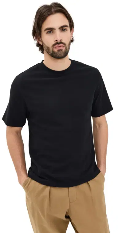 Wax London Dean Tee Black L | Thumbnail 1 Wax London Dean Tee Black L | Thumbnail 1