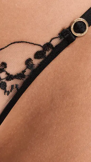Bluebella Marisa Bikini Panty Black/Sheer S | Thumbnail 5