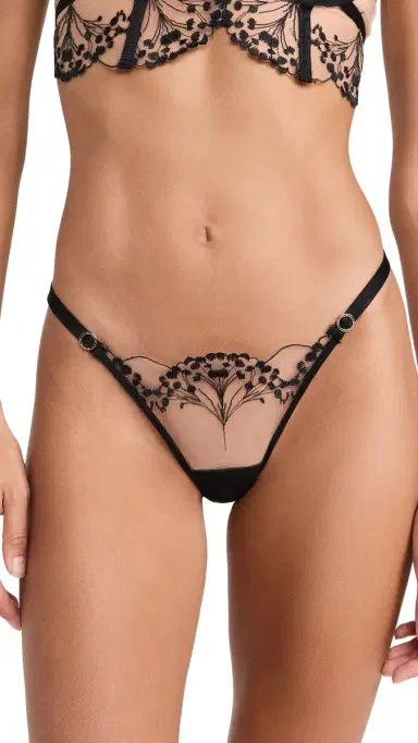 Bluebella Marisa Bikini Panty Black/Sheer S | Thumbnail 6