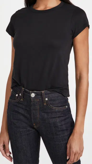 rag & bone The Tee Black S | Thumbnail 2 rag & bone The Tee Black S | Thumbnail 2
