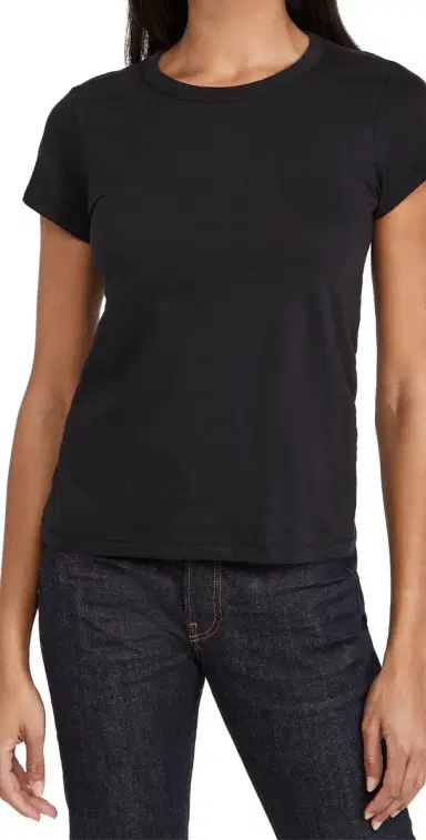 rag & bone The Tee Black S | Thumbnail 1 rag & bone The Tee Black S | Thumbnail 1