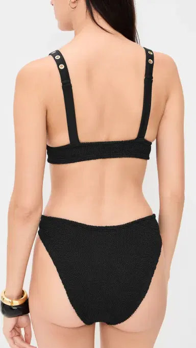 Hunza G Tessa Bikini Set Black One Size | Thumbnail 3