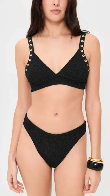 Hunza G Tessa Bikini Set Black One Size | Thumbnail 5