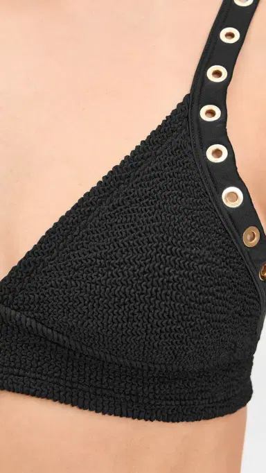 Hunza G Tessa Bikini Set Black One Size | Thumbnail 6