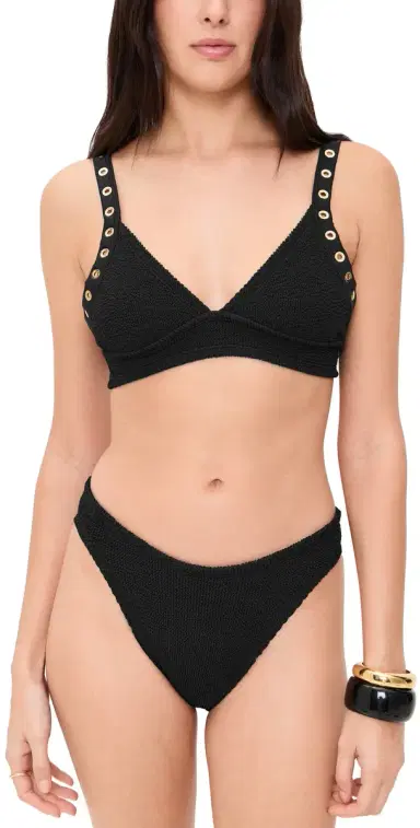 Hunza G Tessa Bikini Set Black One Size | Thumbnail 1