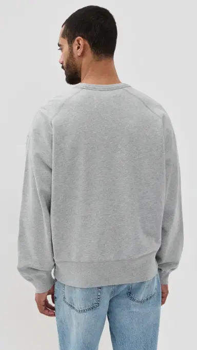 REIGNING CHAMP Mid-Weight Terry Relaxed Crew Neck Hgrey M | Thumbnail 3
