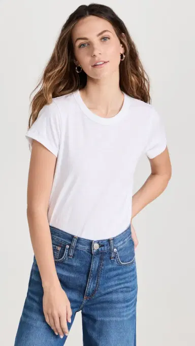 rag & bone The Tee Bright White S | Thumbnail 2 rag & bone The Tee Bright White S | Thumbnail 2