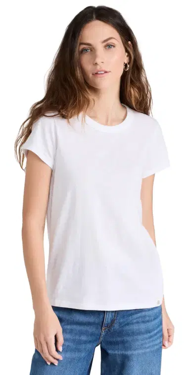 rag & bone The Tee Bright White S | Thumbnail 1 rag & bone The Tee Bright White S | Thumbnail 1