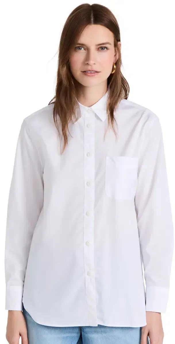 ICON Maxine Button Down Shirt White
