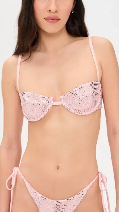 Peixoto Lara Bikini Top Renaissance Rose | Thumbnail 2 Peixoto Lara Bikini Top Renaissance Rose | Thumbnail 2