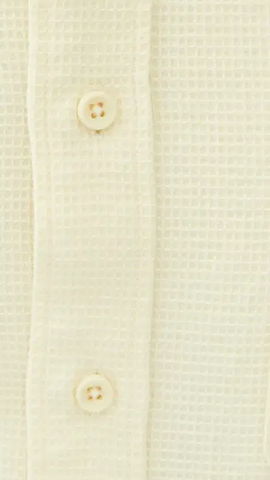 Taylor Stitch The Jack Button Down Shirt Vintage White Waffle 46 | Thumbnail 6