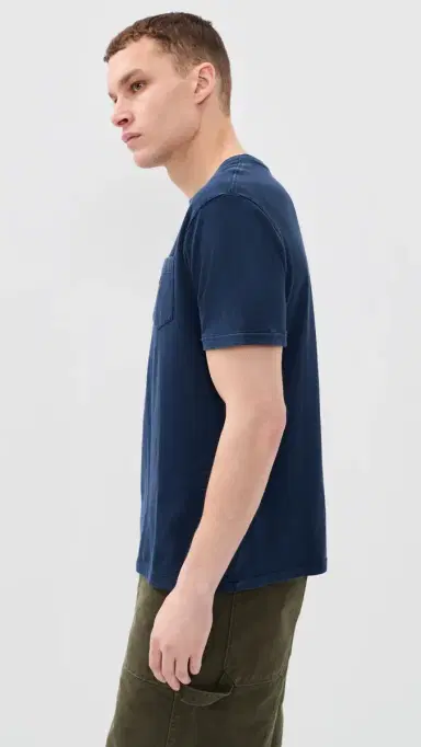 Polo Ralph Lauren Cotton Linen T-Shirt Newport Navy | Thumbnail 4 Polo Ralph Lauren Cotton Linen T-Shirt Newport Navy | Thumbnail 4