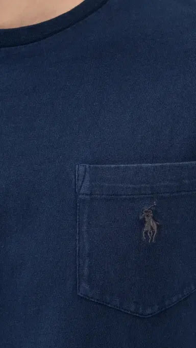 Polo Ralph Lauren Cotton Linen T-Shirt Newport Navy | Thumbnail 6 Polo Ralph Lauren Cotton Linen T-Shirt Newport Navy | Thumbnail 6