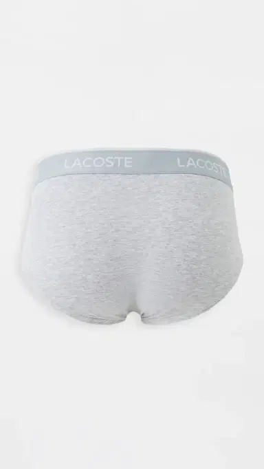 Lacoste Cotton Stretch Jersey Briefs 3 Pack Multi | Thumbnail 4 Lacoste Cotton Stretch Jersey Briefs 3 Pack Multi | Thumbnail 4
