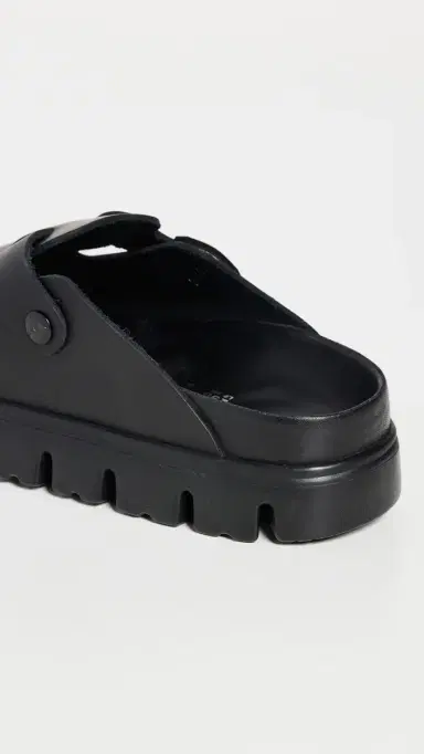 Birkenstock Boston Chunky Exquisite Clogs Black | Thumbnail 4