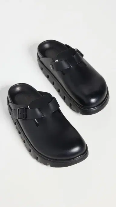 Birkenstock Boston Chunky Exquisite Clogs Black | Thumbnail 5