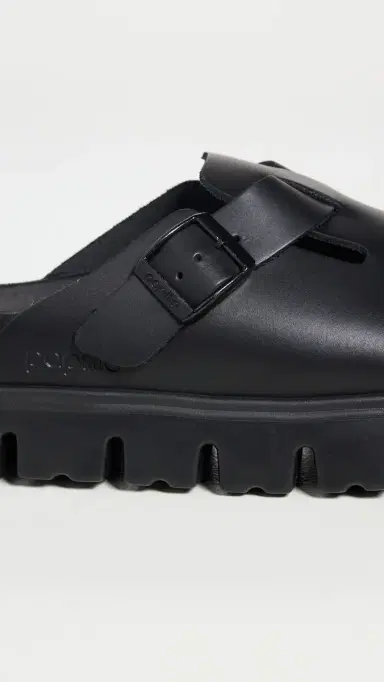 Birkenstock Boston Chunky Exquisite Clogs Black | Thumbnail 6