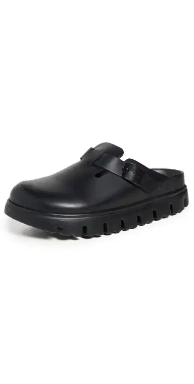 Birkenstock Boston Chunky Exquisite Clogs Black | Thumbnail 1